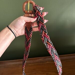 Multicolored Braided belt